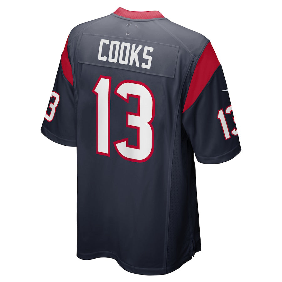 Custom #13 Navy HOU Football Shirt Top