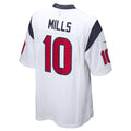 Custom #10 White HOU Football Shirt Top
