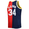 Custom #34 Red 1993 HOU Basketball Shirt Top