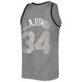 Custom #34 Charcoal 1993 HOU Basketball Shirt Top