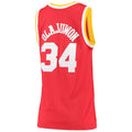 Custom #34 Red 1993 HOU Basketball Shirt Top