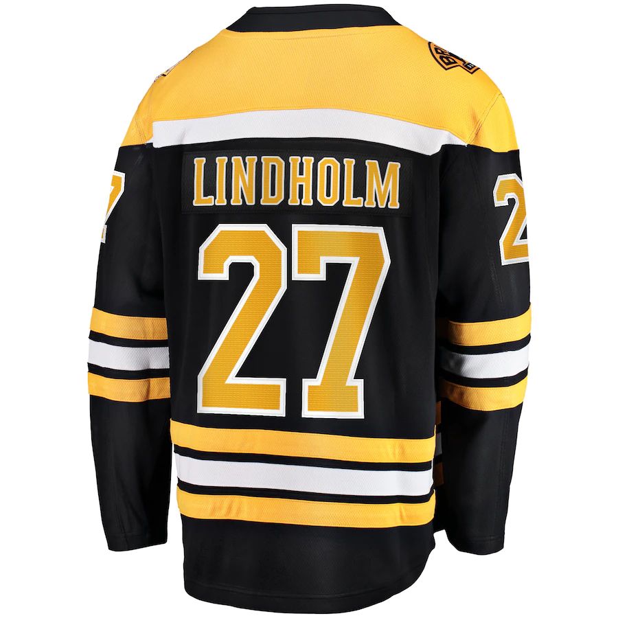 Custom #27 Black BOS Hockey Shirt Top