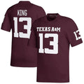 Custom #13 Maroon Football Shirt Top