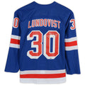 Custom #30 Blue Hockey Shirt Top