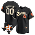 Custom HOU Baseball Shirt Top