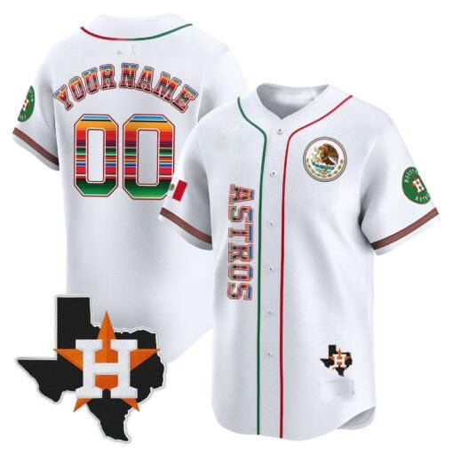 Custom HOU Baseball Shirt Top