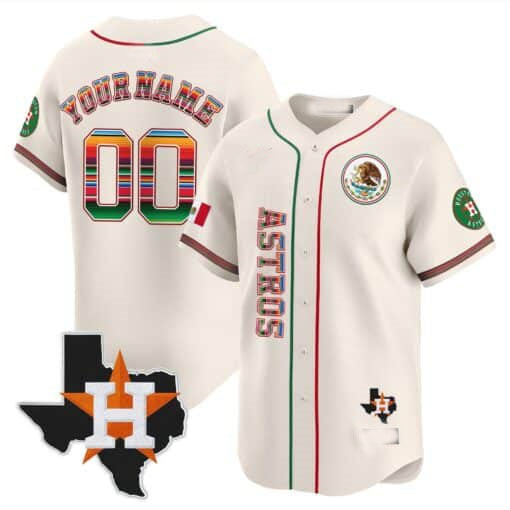 Custom HOU Baseball Shirt Top