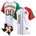 Custom HOU Baseball Shirt Top