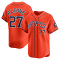 Custom #27 Orange HOU Baseball Shirt Top