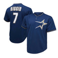 Custom #7 Navy 1991 HOU Baseball Shirt Top