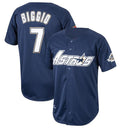 Custom #7 Navy 1994 HOU Baseball Shirt Top
