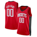Custom #23 Red 2022 HOU Basketball Shirt Top