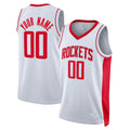 Custom #23 White 2022 HOU Basketball Shirt Top