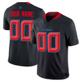 Custom Navy HOU Football Shirt Top