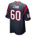 Custom #60 Navy HOU Football Shirt Top