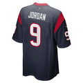 Custom #9 Navy HOU Football Shirt Top