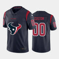 Custom Navy HOU Football Shirt Top