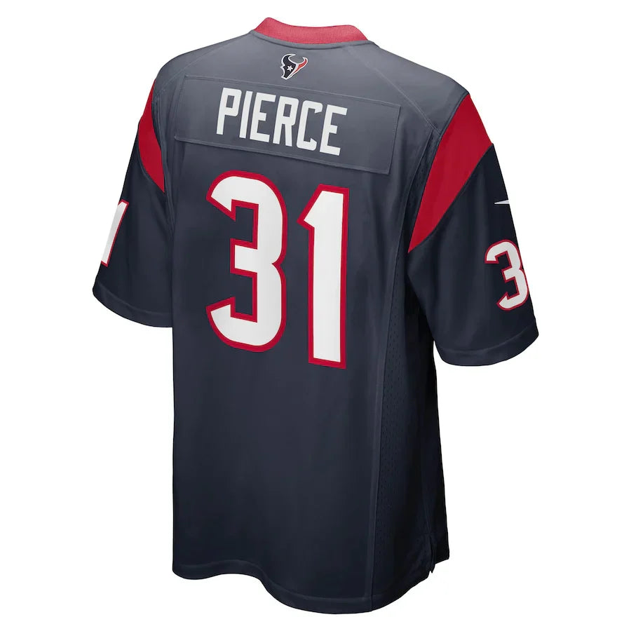 Custom #31 Navy HOU Football Shirt Top