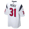 Custom #31 White HOU Football Shirt Top