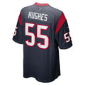 Custom #55 Navy HOU Football Shirt Top
