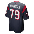 Custom #79 Navy HOU Football Shirt Top