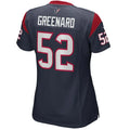 Custom #52 Navy HOU Football Shirt Top