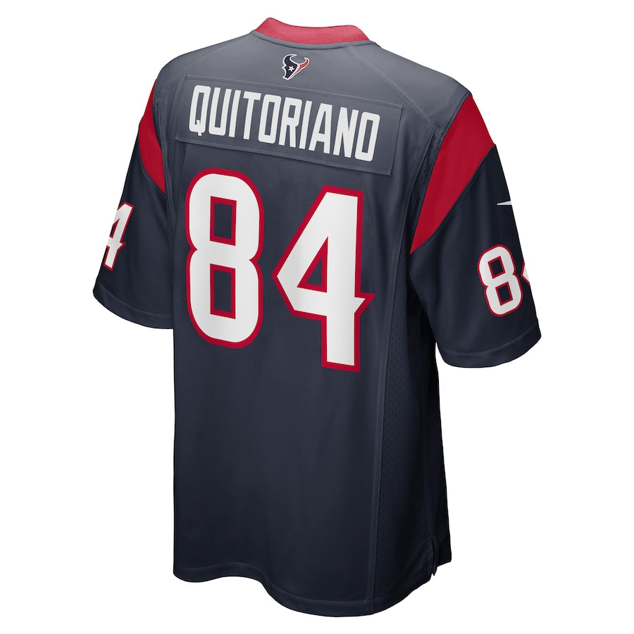 Custom #84 Navy HOU Football Shirt Top