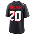 Custom #20 Navy HOU Football Shirt Top