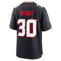Custom #30 Navy HOU Football Shirt Top