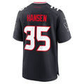 Custom #35 Navy HOU Football Shirt Top