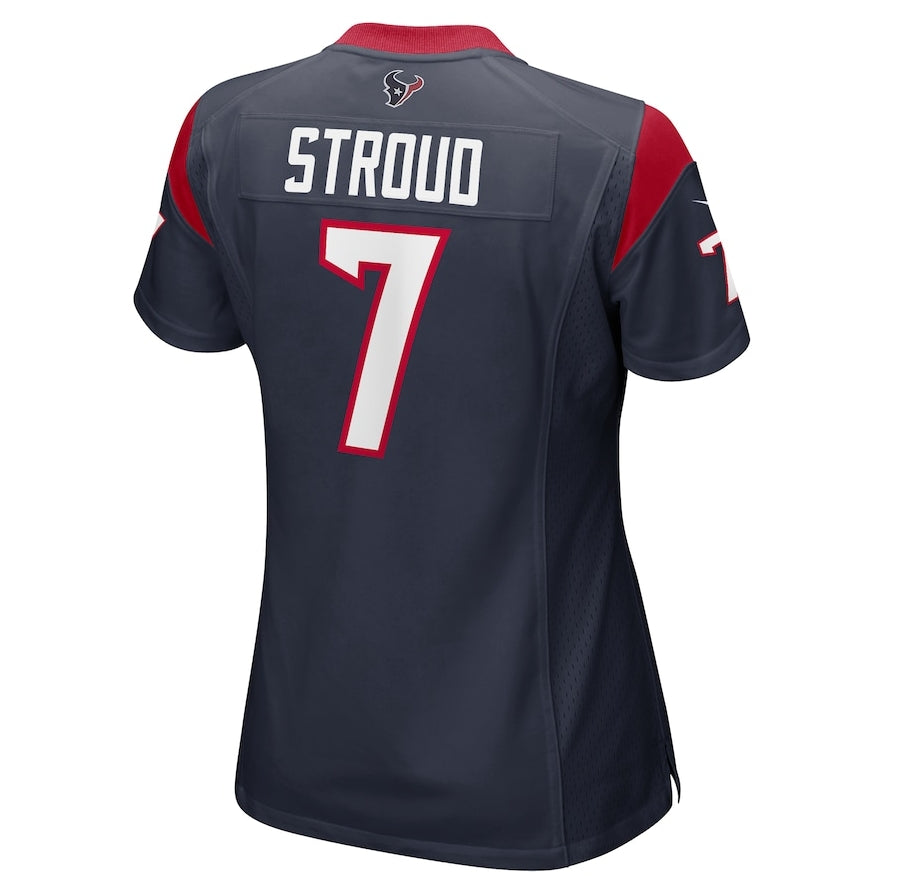 Custom #7 Navy HOU Football Shirt Top