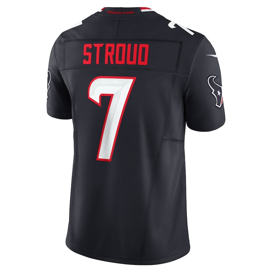 Custom #7 Navy HOU Football Shirt Top