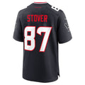 Custom #87 Navy HOU Football Shirt Top