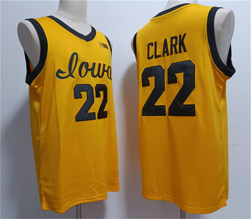 Custom #22 Yellow College Shirt Top