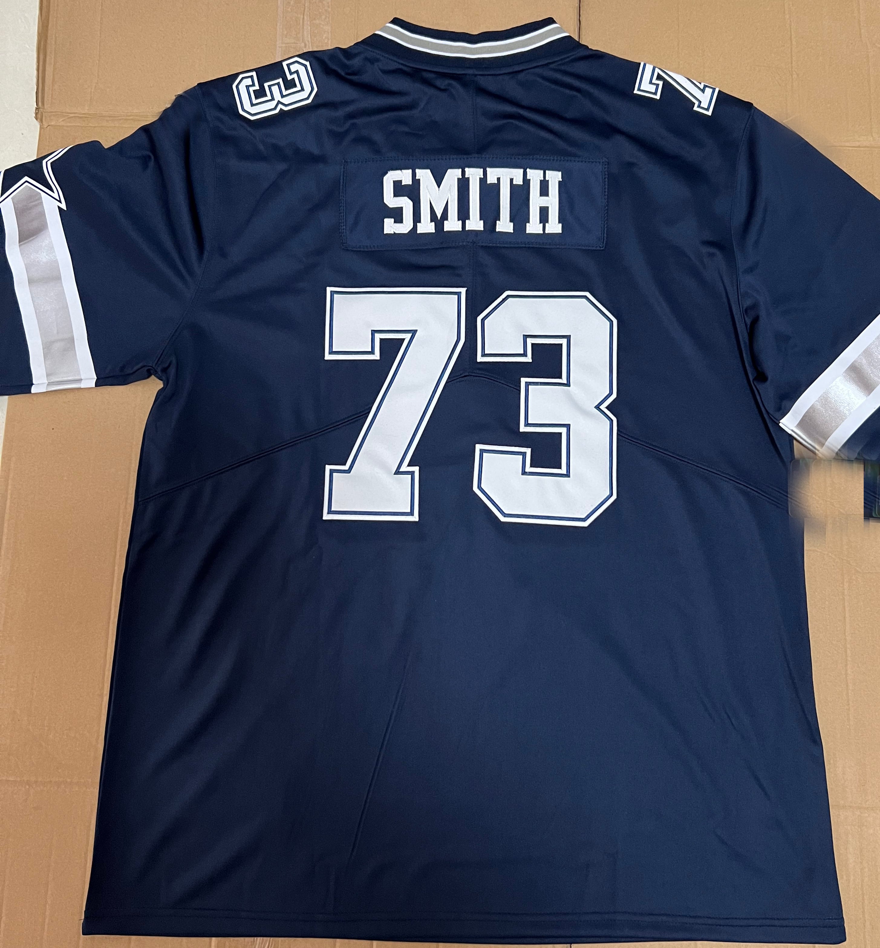 Custom #73 Navy DAL Football Shirt Top