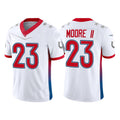 Custom #23 White 2022 IND Football Shirt Top