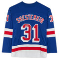 Custom #31 Blue Hockey Shirt Top
