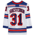 Custom #31 White Hockey Shirt Top