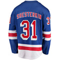 Custom #31 Blue Hockey Shirt Top