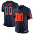 Custom Navy Football Shirt Top