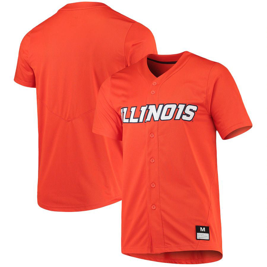 Custom Orange Baseball Shirt Top