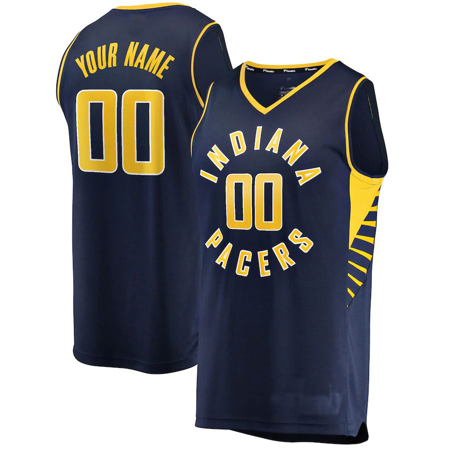 Custom Navy IND Basketball Shirt Top