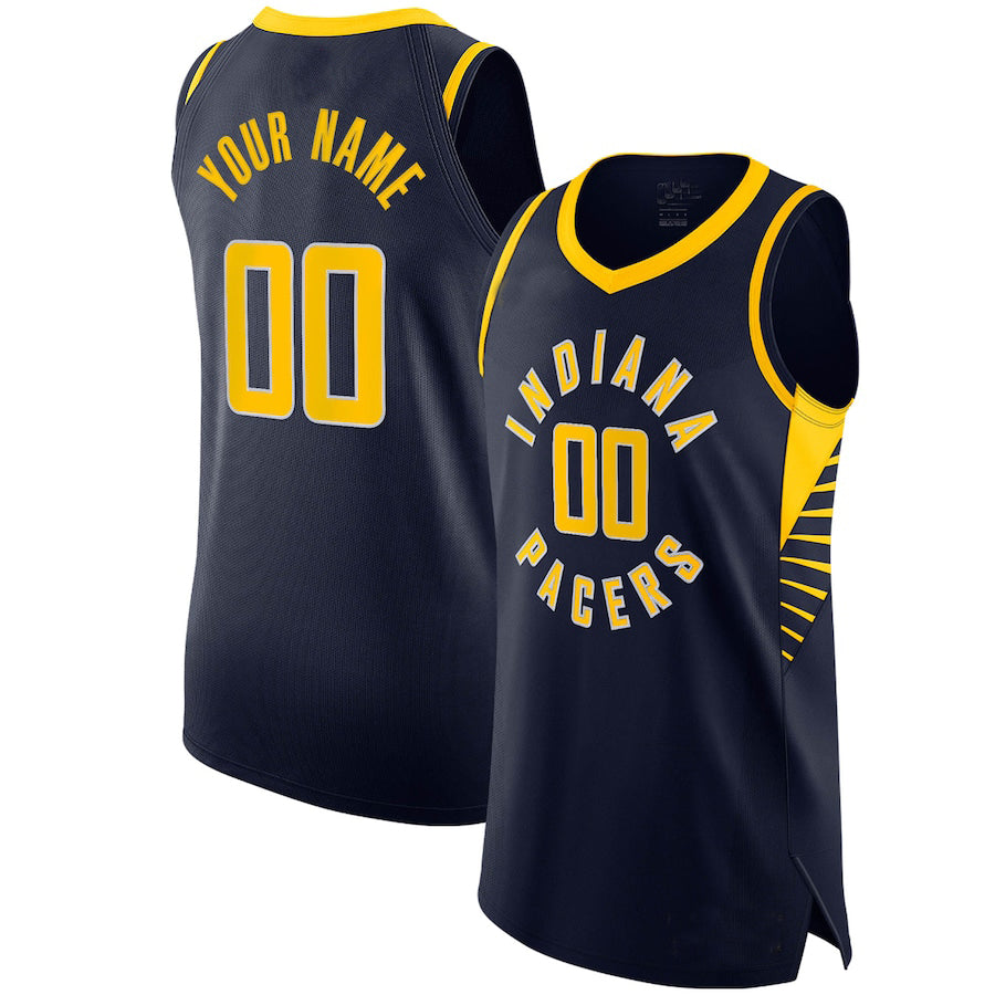 Custom Navy IND Basketball Shirt Top