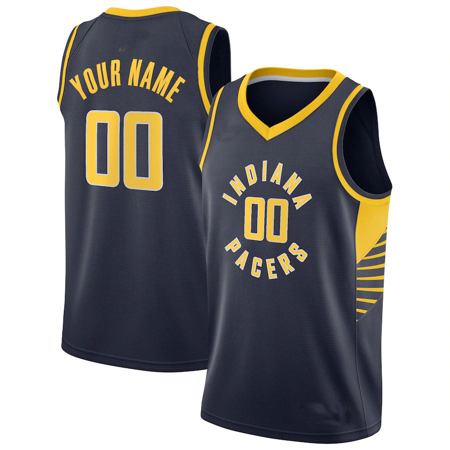 Custom Navy IND Basketball Shirt Top