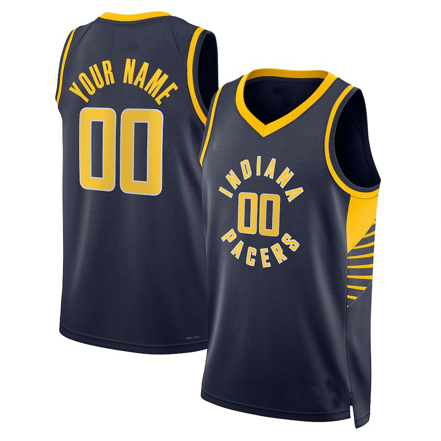 Custom #23 Navy 2022 IND Basketball Shirt Top