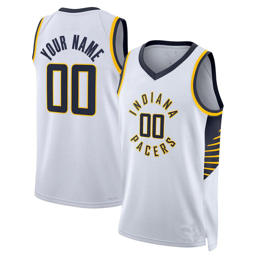 Custom #23 White 2022 IND Basketball Shirt Top