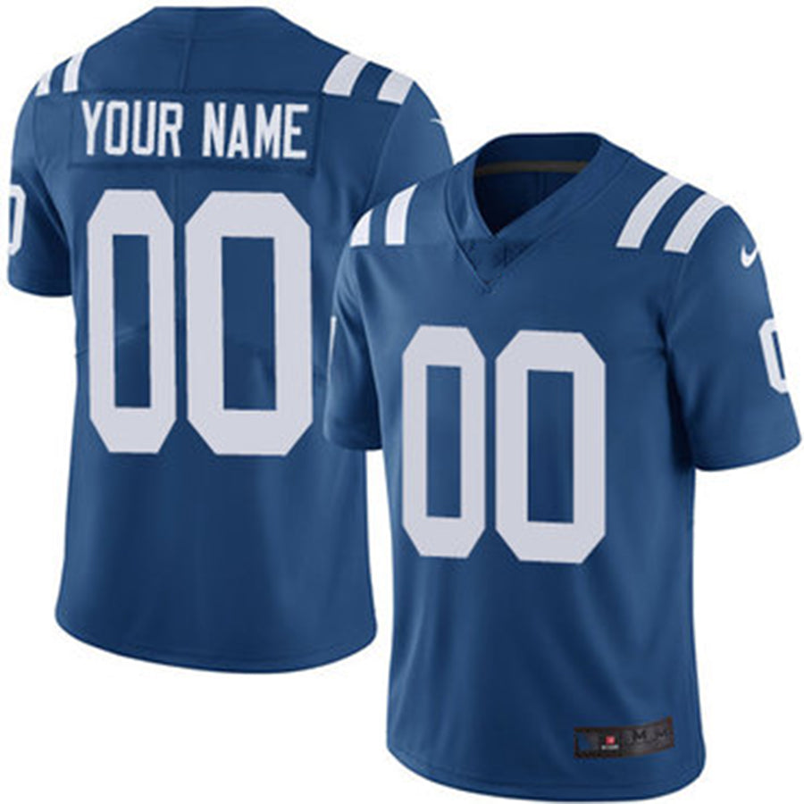 Custom Blue IND Football Shirt Top