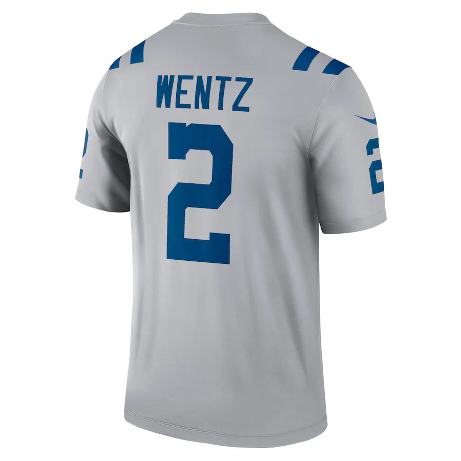 Custom #2 Gray IND Football Shirt Top