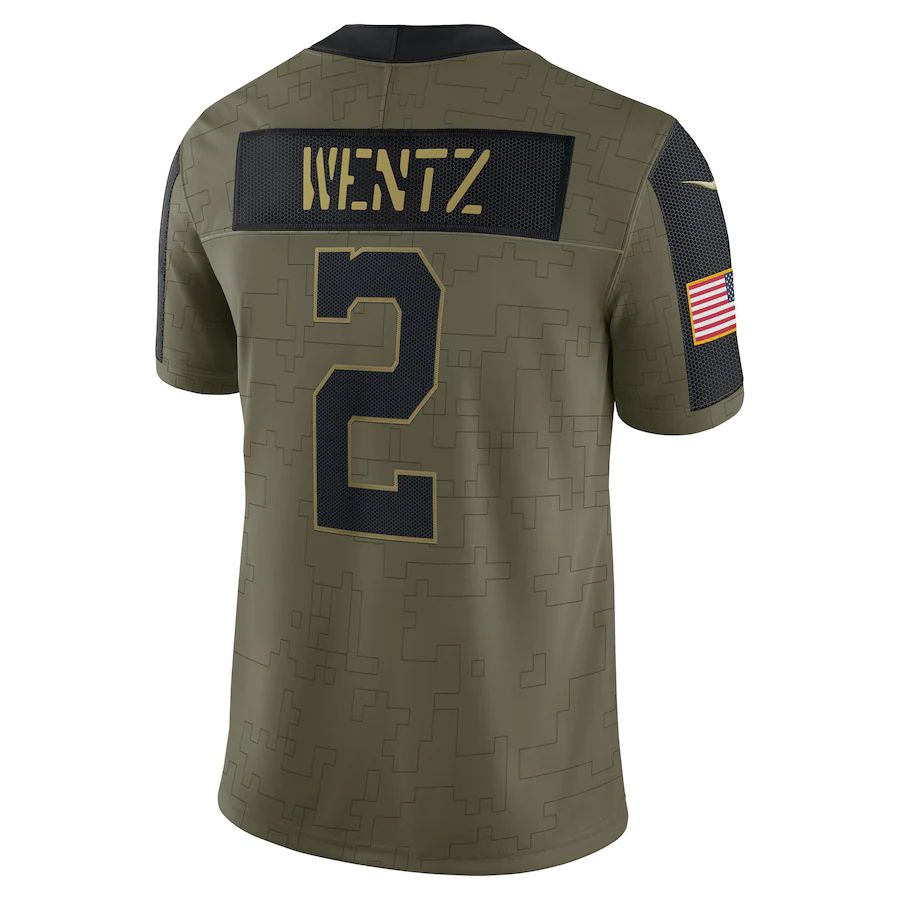 Custom #2 Olive 2021 IND Football Shirt Top