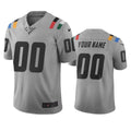 Custom Gray IND Football Shirt Top
